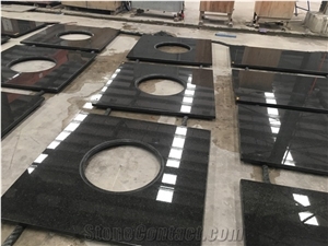 Black Pearl Granite Black Granite Vanity Tops