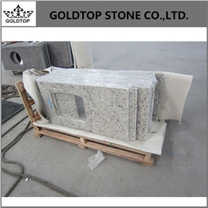 Brazillan Ornamental White Granite, Vanity Top