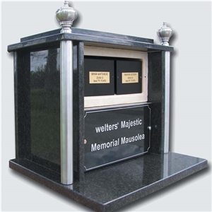 Majestic Memorial Mausoleum, Black Granite Mausoleum & Columbarium