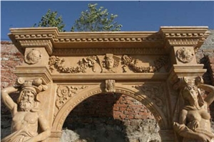 Stone Caving Gate